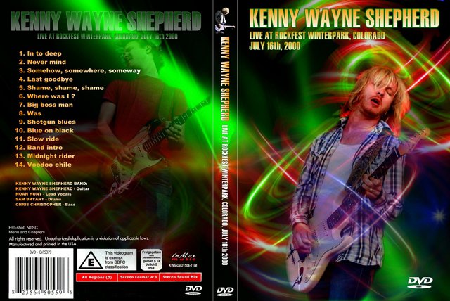 Kenny Wayne Shepherd 2000-07-16 KBCO Rockfest, Winterpark, CO DVD