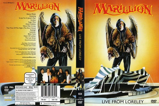 Marillion 1987 Loreley, Germany DVD