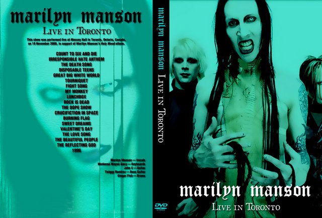 Marilyn Manson 2000-11-18 Toronto, Canada DVD