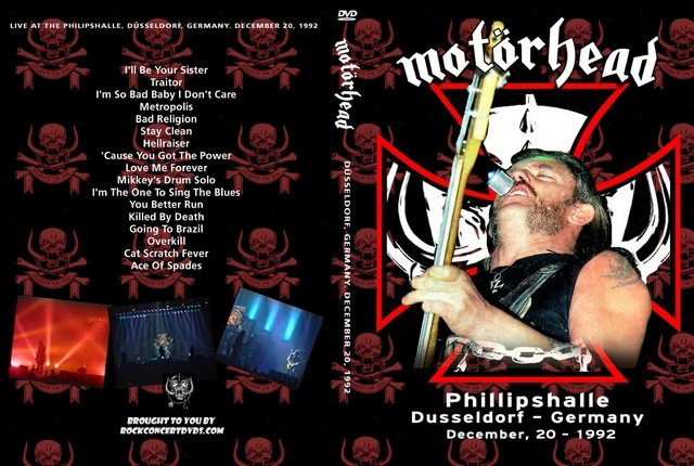 Motorhead 1992-12-20 Dusseldorf, Germany DVD