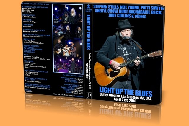 Neil Young, Stephen Stills, Patti Smith 2018-04-21 Light Up The Blues DVD
