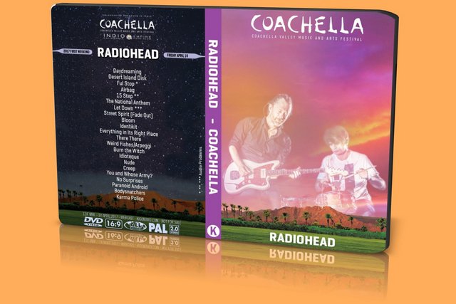 Radiohead 2017-04-14  Indio, CA DVD