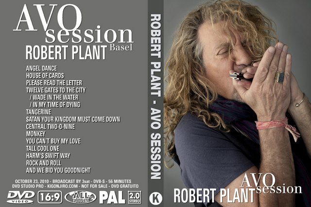 Robert Plant 2010-10-23 AVO Sessions, Basel DVD