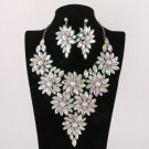 CRYSTAL MARQUISE NECKLACE SET 014238-SAB