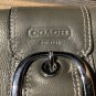 Coach Wristlet / Wallet Snap Closure Dark Moss Green Patent Leather 9"x 5" EUC~!