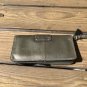 Coach Wristlet / Wallet Snap Closure Dark Moss Green Patent Leather 9"x 5" EUC~!