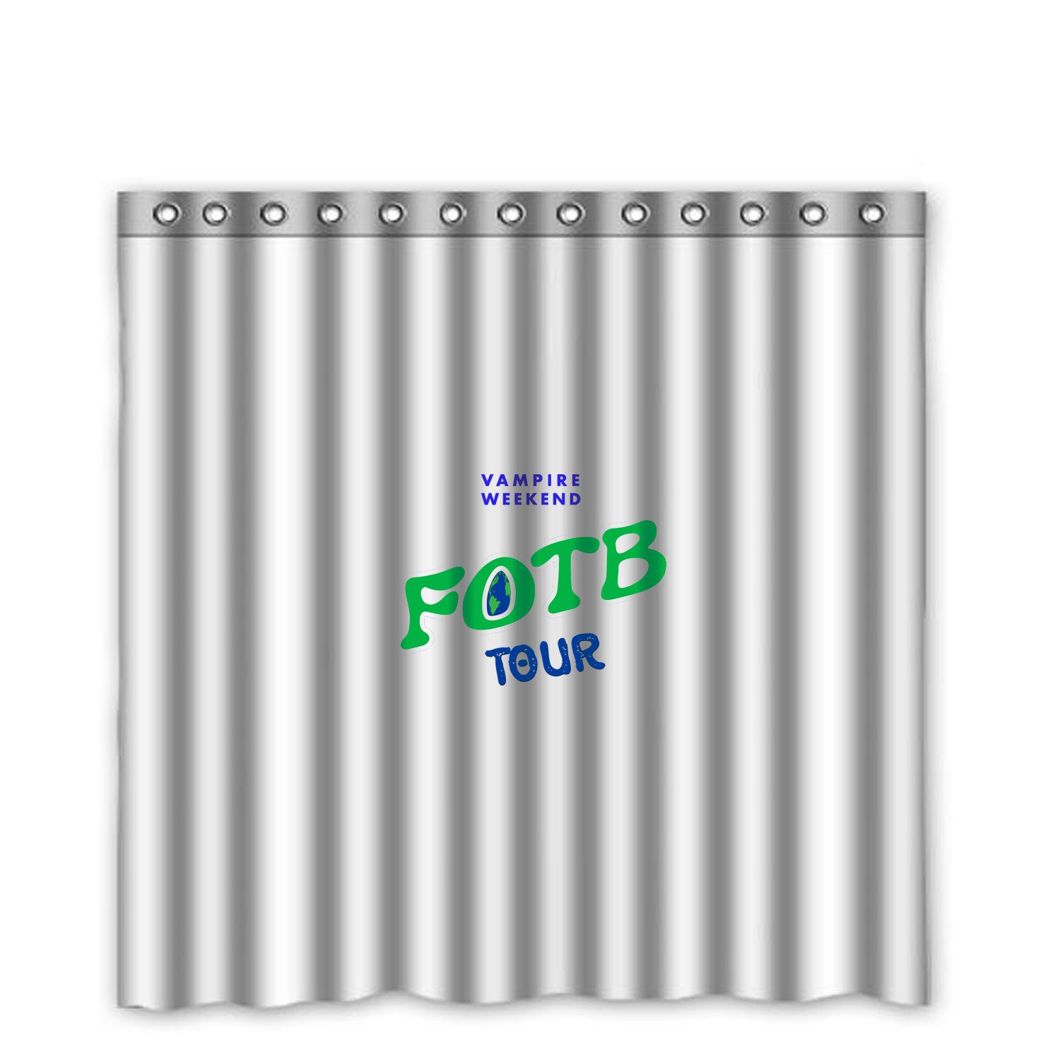 NEW VAMPIRE WEEKEND TOUR Shower Curtain
