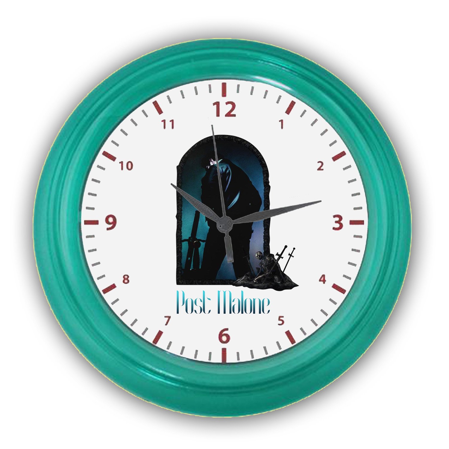 1 Post Malone -  Hollywood's Bleeding Wall Clocks