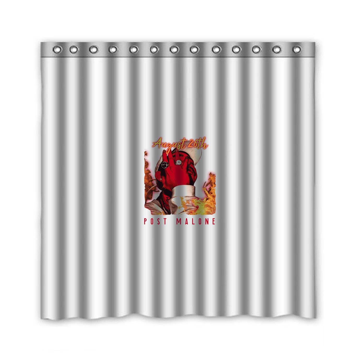 2 Post Malone -  Hollywood's Bleeding Shower Curtain