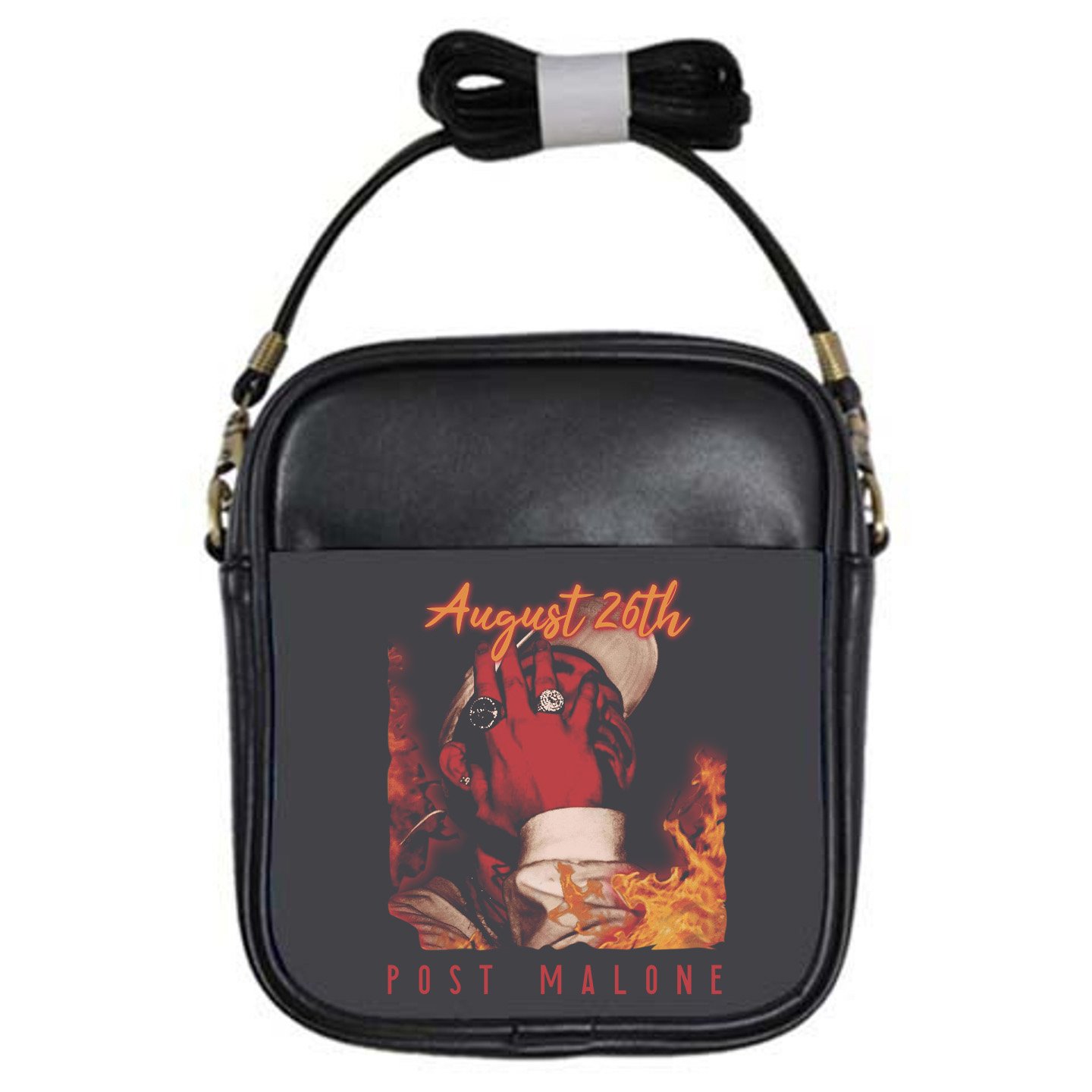 2 Post Malone -  Hollywood's Bleeding sling bags