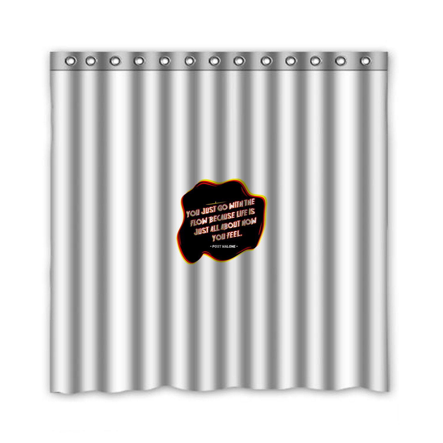 4 Post Malone -  Hollywood's Bleeding Shower Curtain