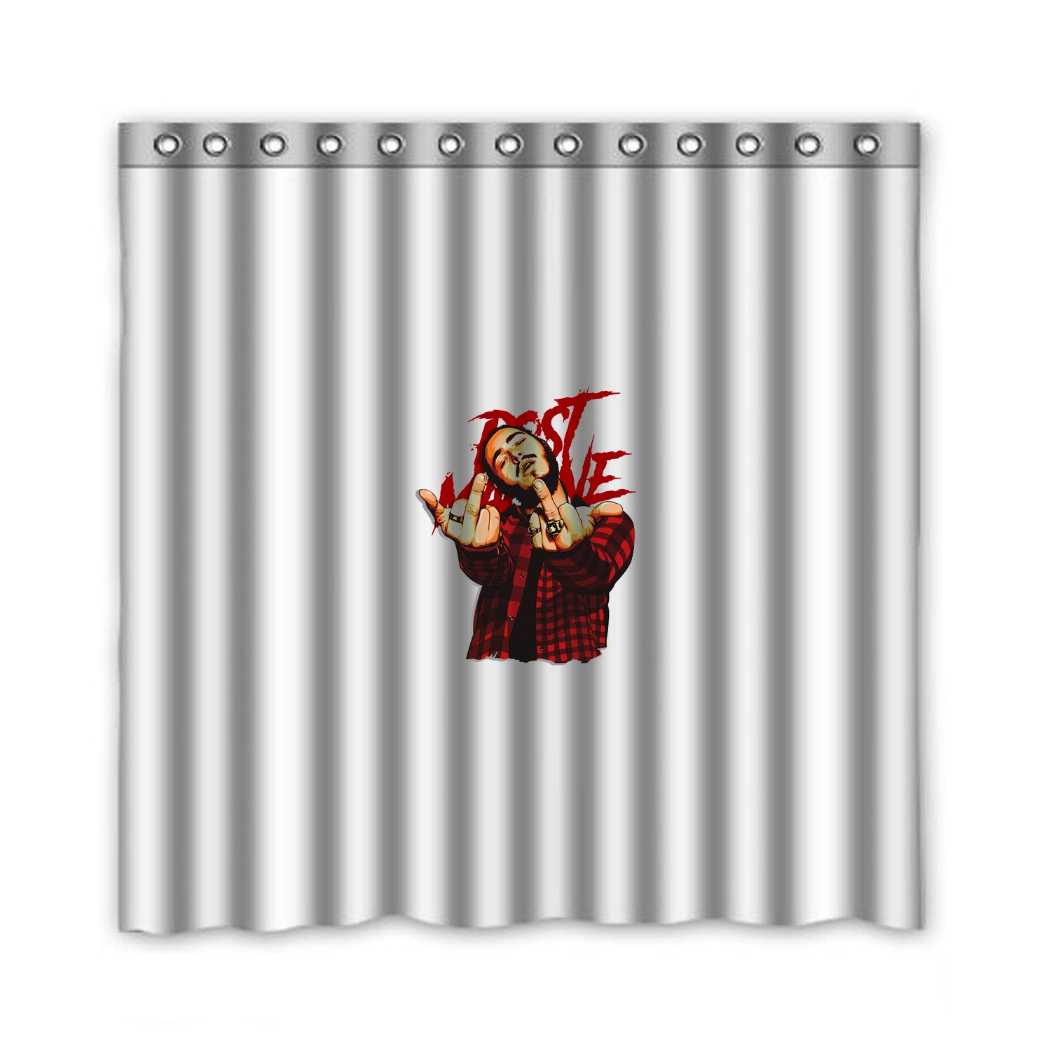 5 Post Malone -  Hollywood's Bleeding Shower Curtain