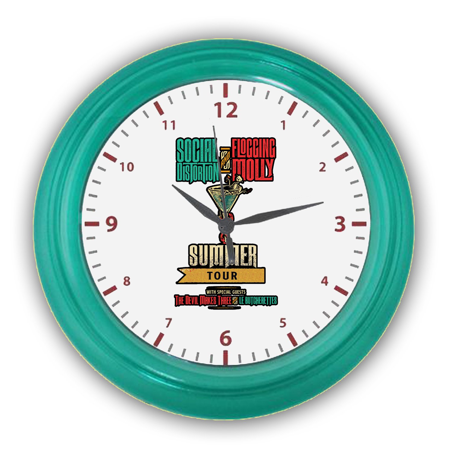 SOCIAL DISTORTION AND FLOGGING MOLLY Wall Clocks