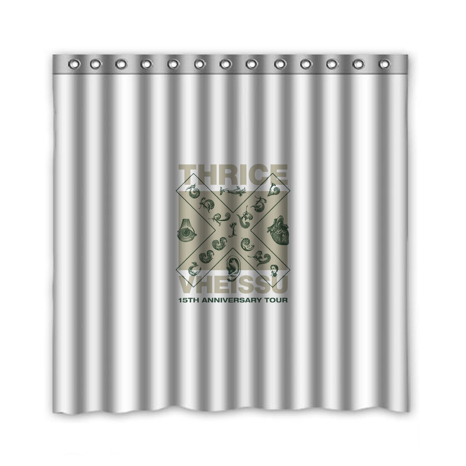 THRICE TOUR Shower Curtain