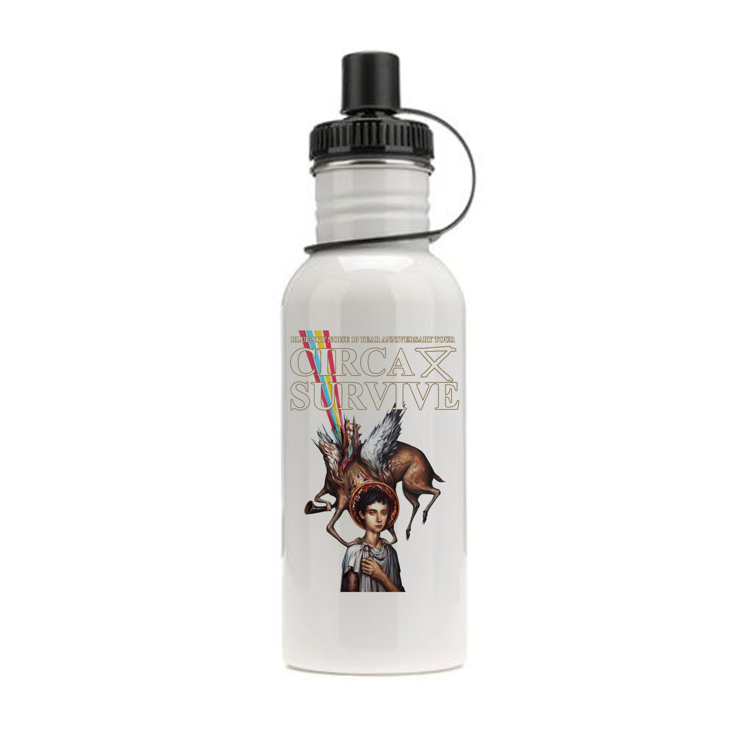 CIRCA SURVIVE &acirc;�� BLUE SKY NOISE 10 YEAR ANNIVERSARY TOUR Concert Album Sports School Bottle