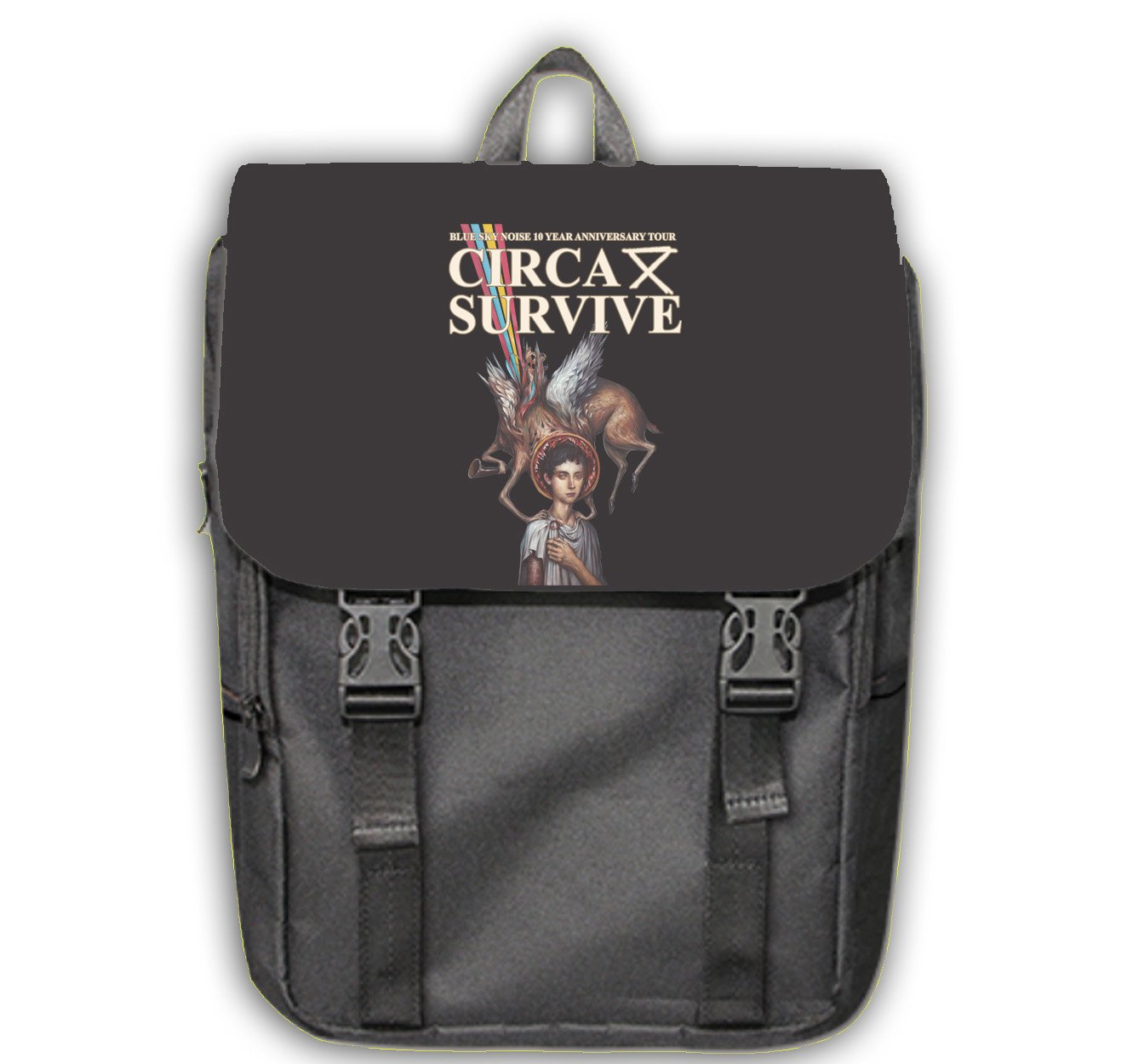 CIRCA SURVIVE &acirc;�� BLUE SKY NOISE 10 YEAR ANNIVERSARY TOUR Concert Album Backpack Bags