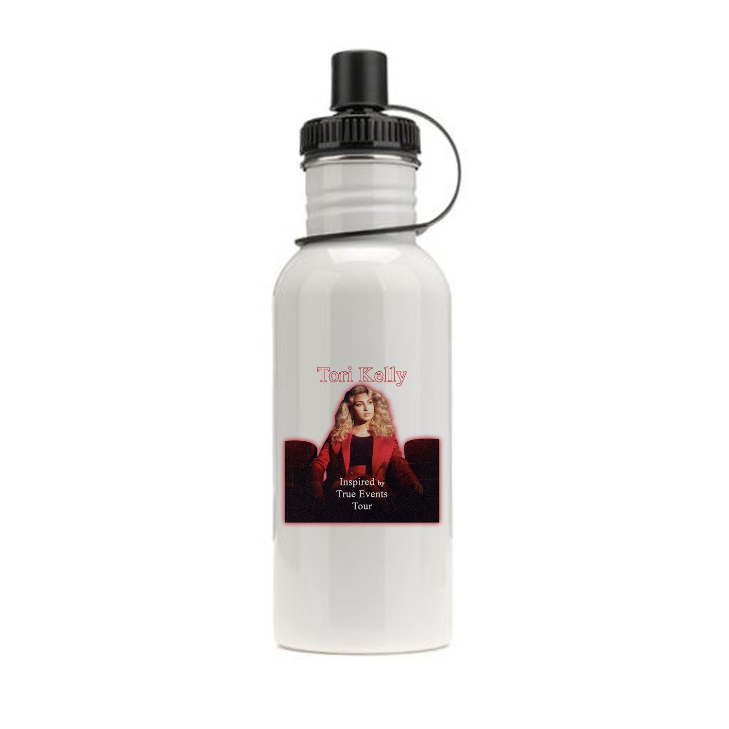 TORI KELLY - INSPIRED BY TRUE EVENTS TOUR Concert Album Sports School Bottle
