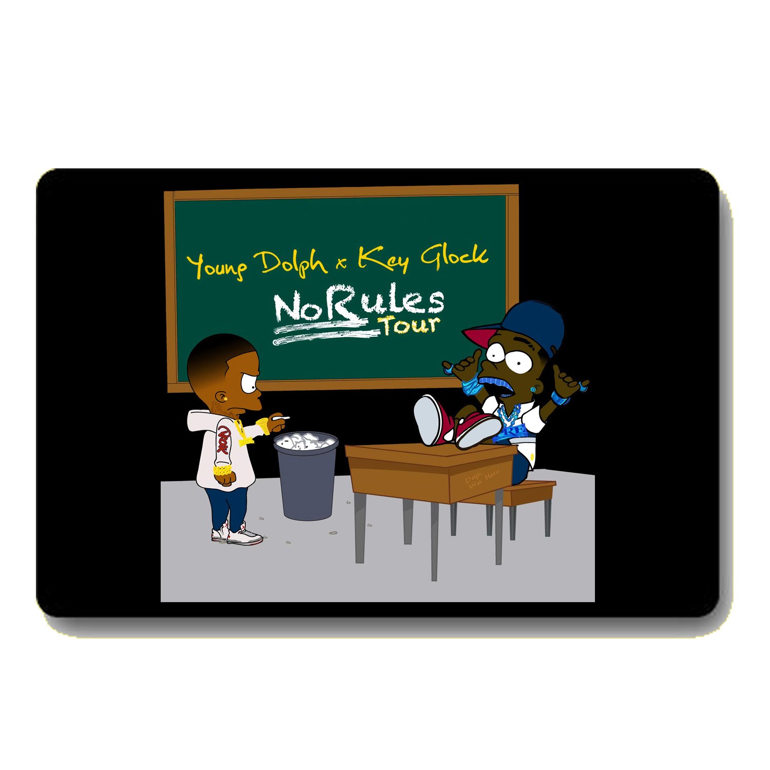 YOUNG DOLPH, KEY GLOCK - NO RULES TOUR Concert Album Doormat