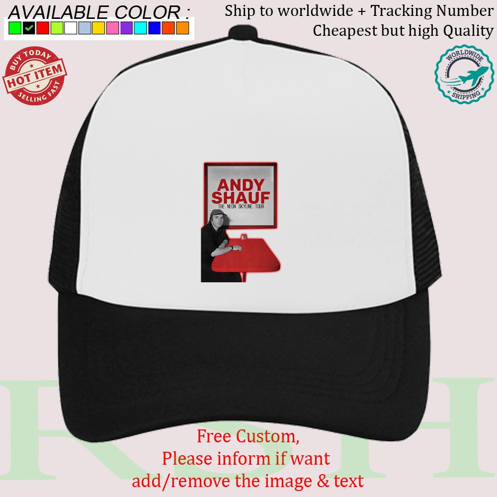ANDY SHAUF - THE NEON SKYLINE TOUR Concert Album Hats Caps