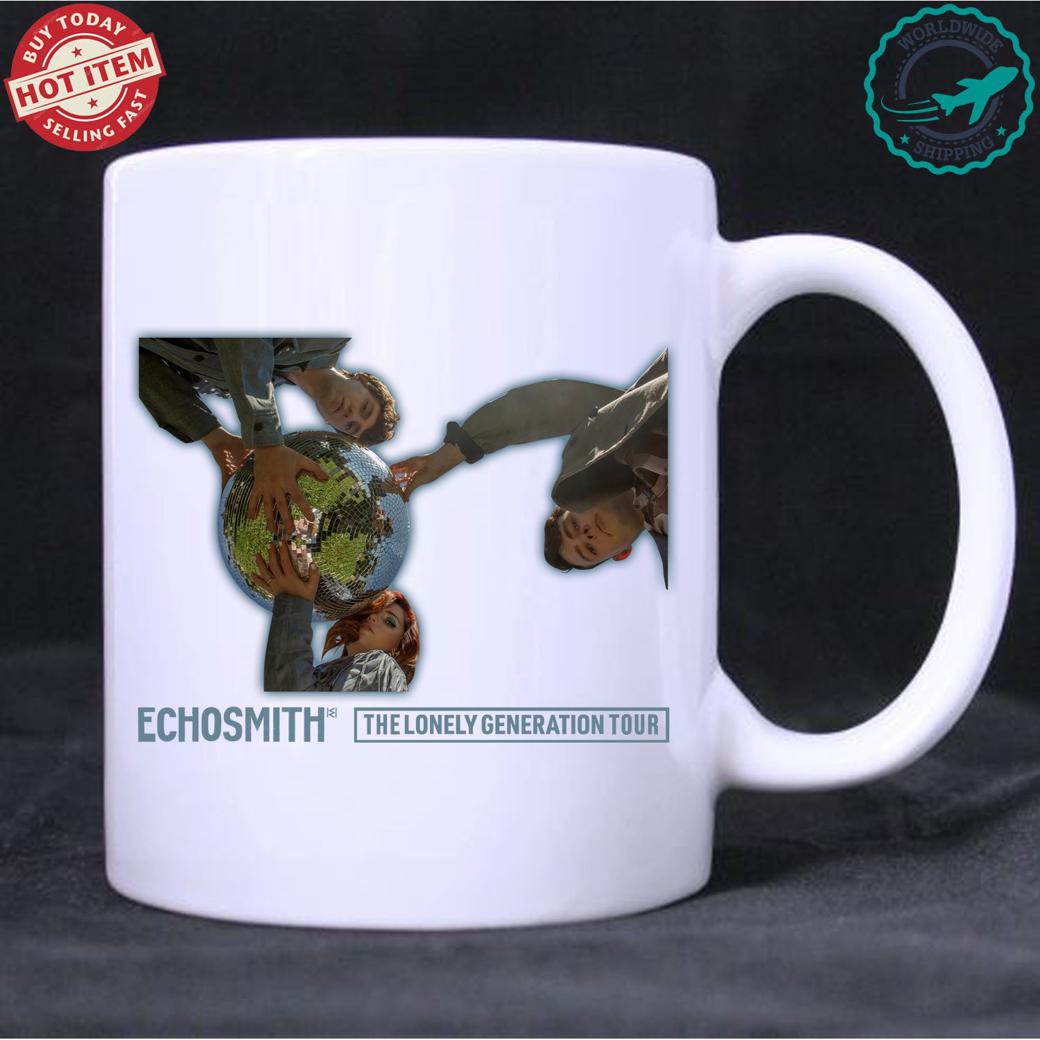 ECHOSMITH THE LONELY GENERATION TOUR Concert Album Mug