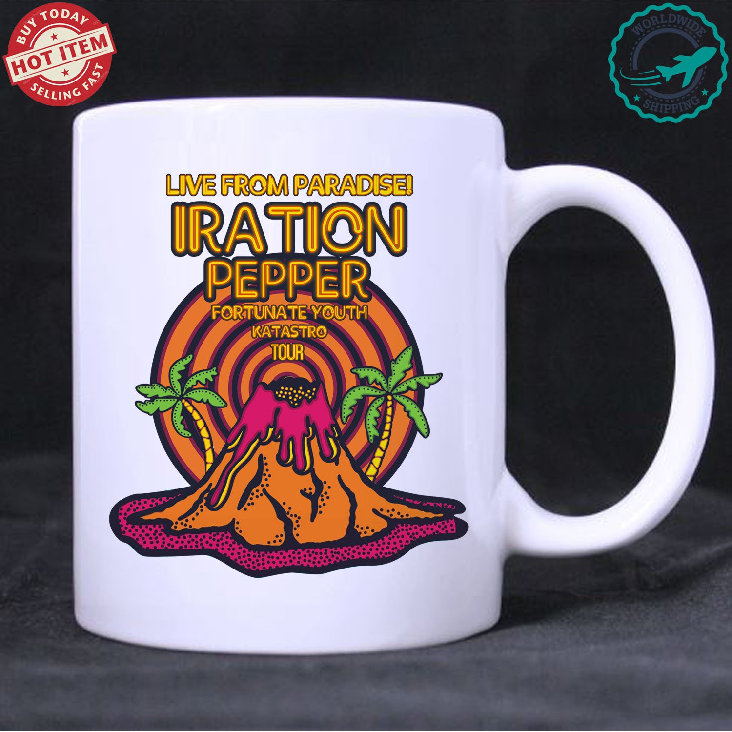 IRATION, PEPPER - LIVE FROM PARADISE TOUR Concert Album Mug