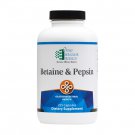 Ortho Molecular Betaine & Pepsin 225 capsules - 14 B Day Ship