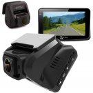 Dual Dash Camera Front and Rear for Cars Full HD 1080P Wide Angle 170° G-Sensor WDR Night Vision