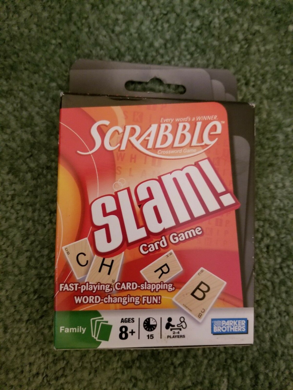 SCRABBLE SLAM CARD GAME complete instructions HASBRO 2008