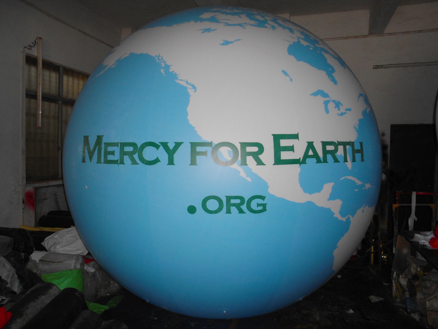 11ft (3.3m) Giant Inflatable Globe Map World Balloon /Free Logo (PVC)