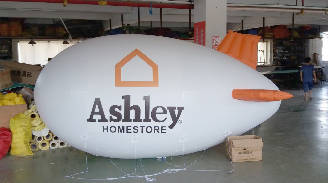 13ft (4M) Giant Inflatable Advertising Blimp /Flying Helium Balloon/Your Logo