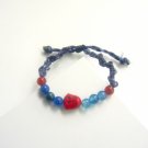 Blue Agate Budda Bracelet