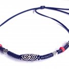 Trendy Mens Leather Necklace