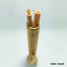 Organic Indonesian's Bamboo Straws with Bamboo Carry Case