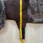 Dog Coat with Fur for Cold Weather - Brown Size XL
