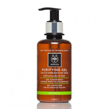 APIVITA GEL Cleansing Gel for Oily/Combination Skin with propolis & citrus 200ml