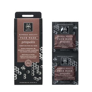 Apivita FACE MASK Purifying Face Mask for Oily Skin with Propolis 2 x 8ml