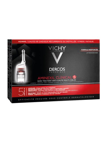Vichy Dercos Aminexil Clinical 5 Men 21 Monodoses