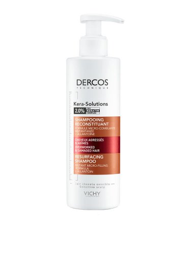 Vichy Dercos Kera Resurfacing Shampoo Overworked & Damaged Hair 250ml