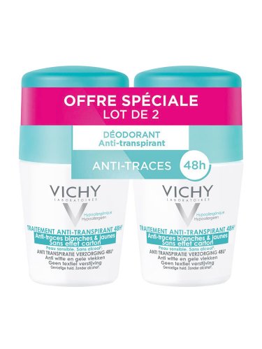 Vichy 48H Intensive Anti-perspirant Deodorant 2 x 50ml