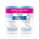 Vichy 48H Mineral Deodorant Roll-On 2 x 50ml