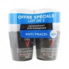 Vichy Homme Roll-On Deodorant Sensitive Skin 2 x 50ml