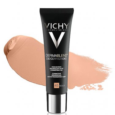 Vichy Dermablend 3D Correction Corrective Resurfacing Active Foundation 16HR SPF25 30ml Gold 45