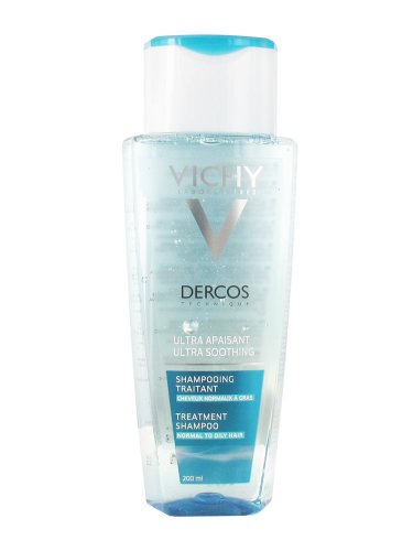 Vichy Dercos Ultra Soothing Shampoo for Normal to Oily Skins 200ml