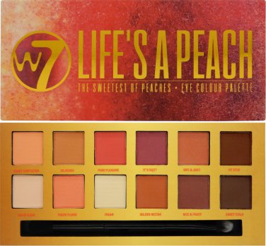 W7 Cosmetics Life's A Peach The Sweetest Of Peaches Eye Colour Palette
