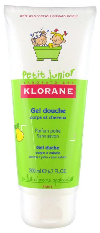 KLORANE PETIT JUNIOR SHOWER GEL 200ML FRAGRANCE: RASPBERRY