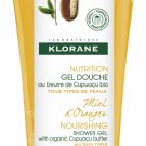 KLORANE NUTRITION SHOWER GEL WITH ORGANIC CUPUAÇU BUTTER ORANGE BLOSSOM HONEY 200ML