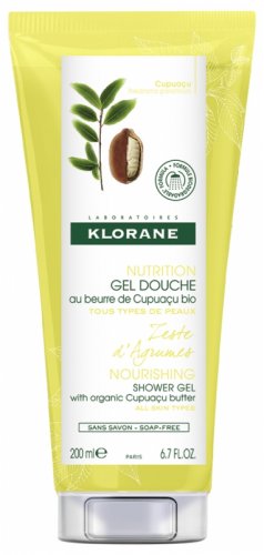 KLORANE NUTRITION SHOWER GEL WITH ORGANIC CUPUA&Atilde;�U BUTTER CITRUS ZEST 200ML