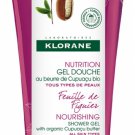 KLORANE NOURISHING SHOWER GEL WITH ORGANIC CUPUAÇU BUTTER FIG LEAF 200ML
