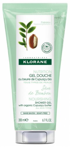 KLORANE NOURISHING SHOWER GEL WITH ORGANIC CUPUA&Atilde;�U BUTTER BAMBOO SAP 200ML