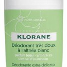 KLORANE VERY GENTLE DEODORANT WITH WHITE ALTHEA ROLL ON 40ML